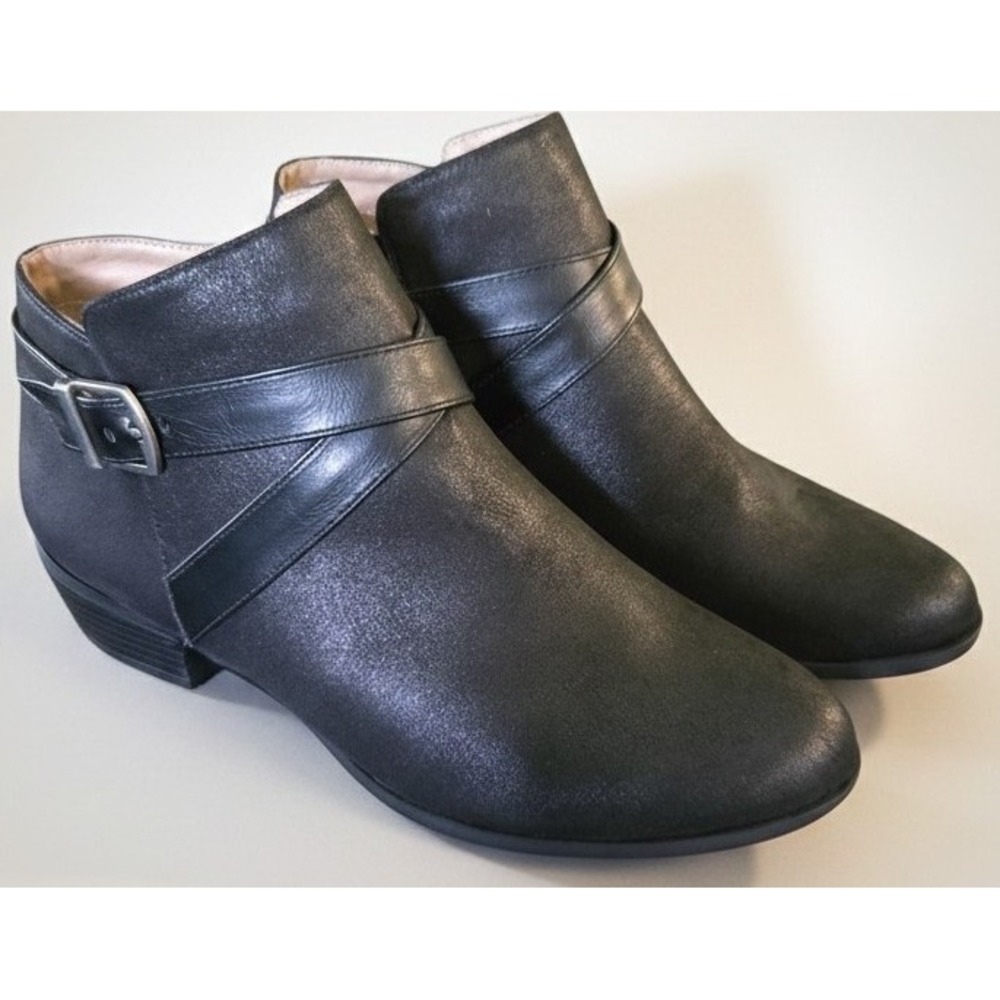 LifeStride Katie Black Ankle Boots Women's Size 9M New in Box